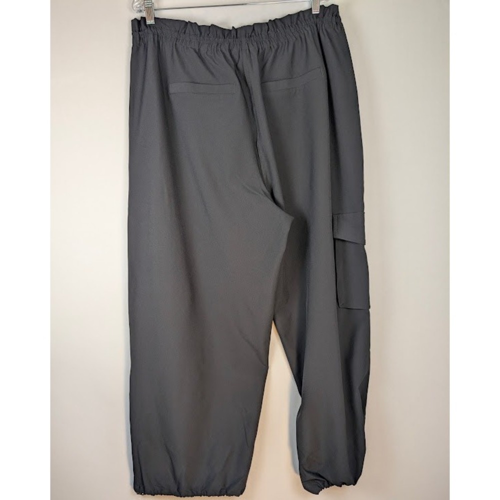 SPANX On The Move Cargo Jogger / Wide Leg Pants Black 2X 2T Loose Fit 50815R EUC - Picture 3 of 12